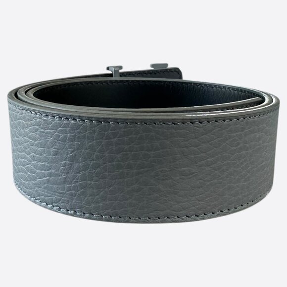 Louis Vuitton Grey Taurillon Monogram Reversible Belt - Picture 2 of 3